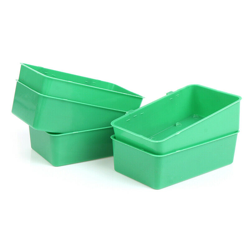 5pcs Multifunction Food Tray Parrot Bathtub Animal Cage Standing Wash Sho.l8