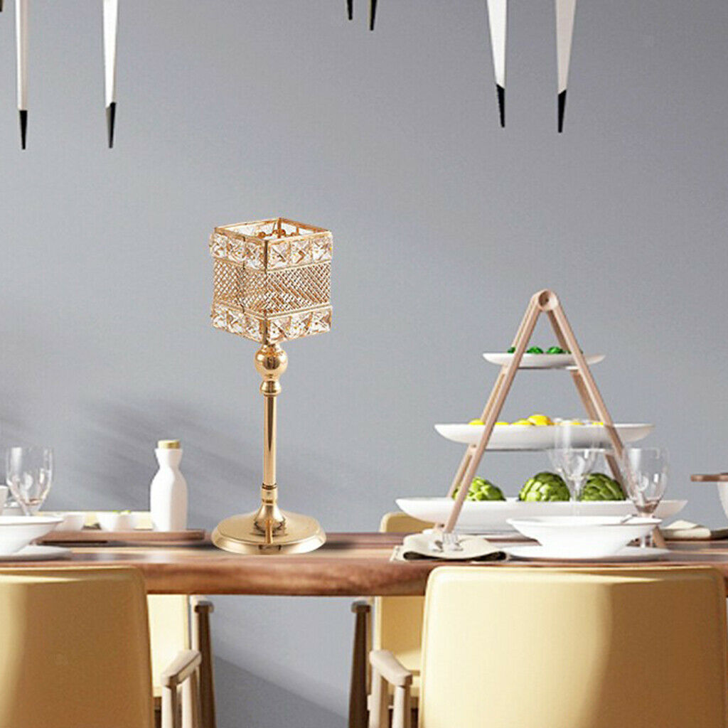 Metal Europe Candle Holder Home Decor Tabletop Decorative Candlestick 33.5cm