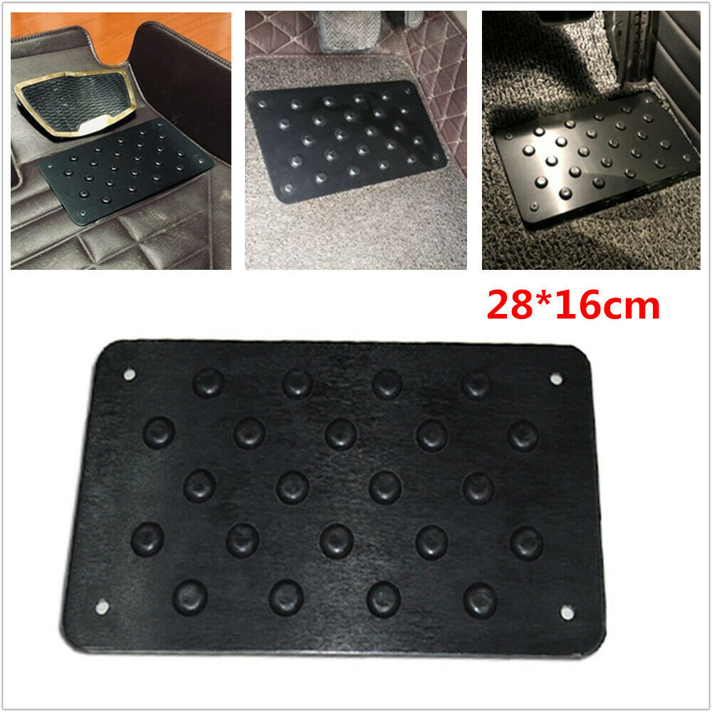 Aluminum Car SUV Mat Brake Clutch Pad Throttle Pedal Slip wear-resistant Carpet