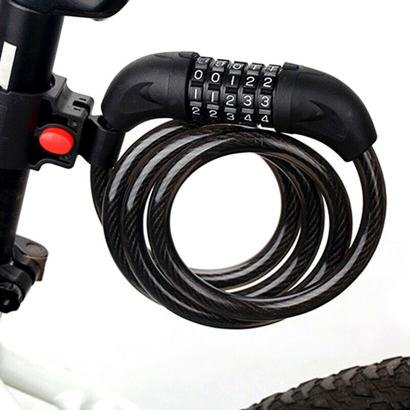 Bicycle Bike Anti-theft Lock Five-digit Password Lock Wire Soft Lock Anti-cut