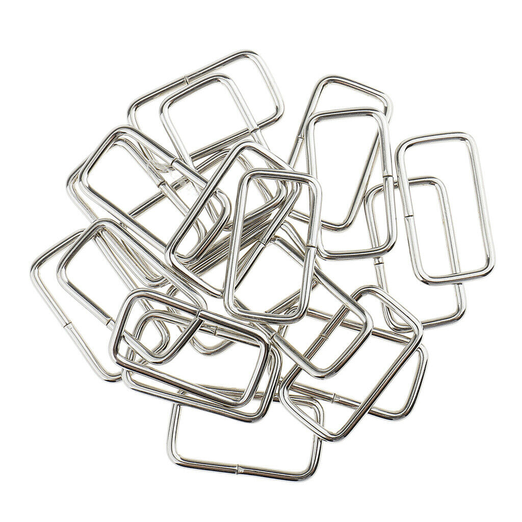 Durable 80 Packs for Making Purse Harnesses Dog Collars Craft 32x16x2.8mm