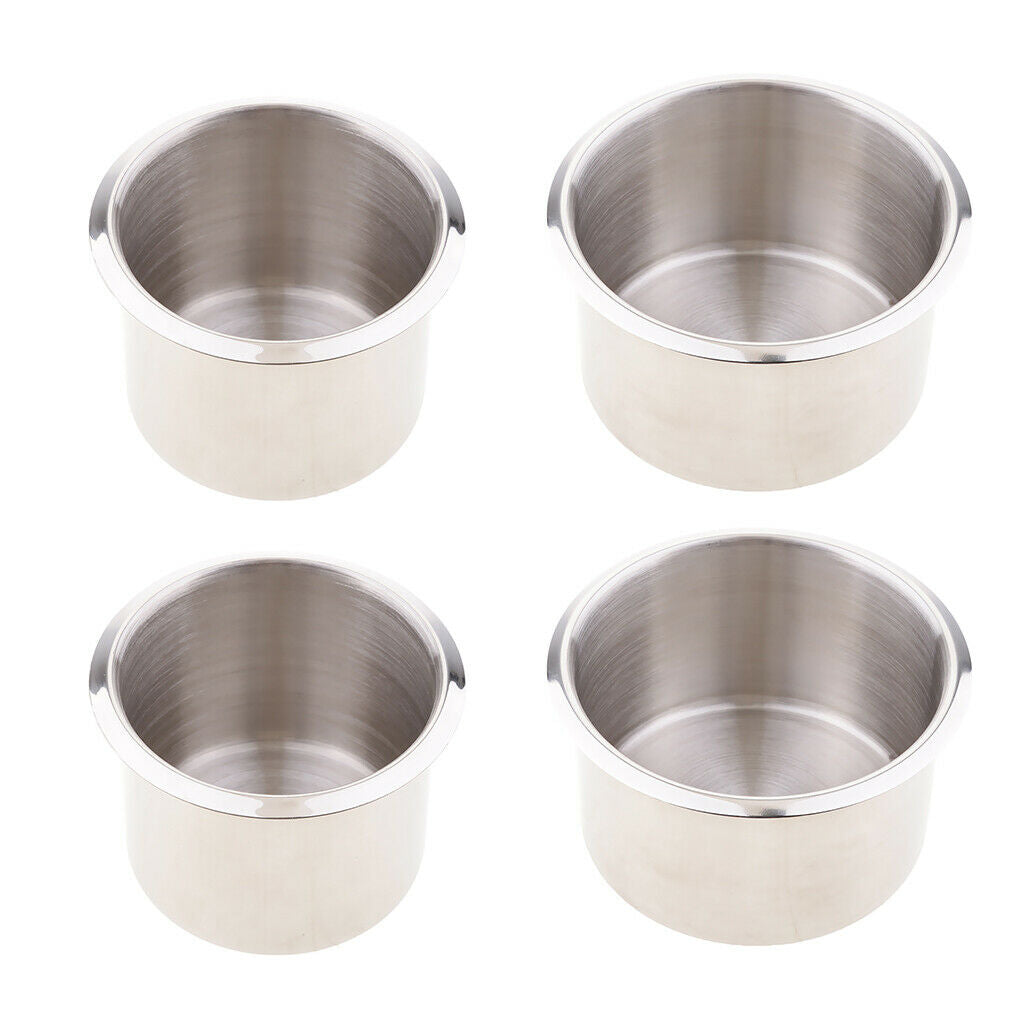 4x RV Boat Trailer Drink Cup Accessories for Built-in Yachts 90mm And 68mm
