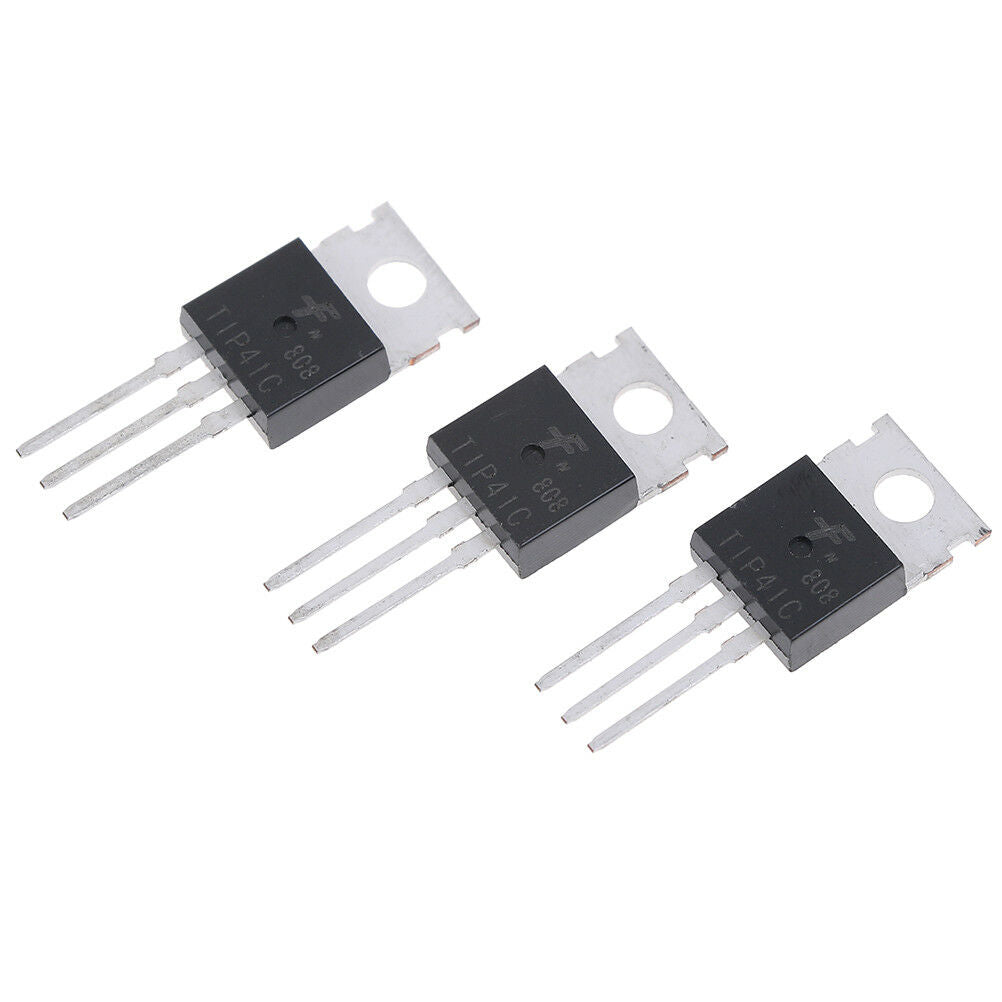 10Pcs TIP41C TIP41 NPN transistor TO-220 new and high quality NEW1 wHSJCA