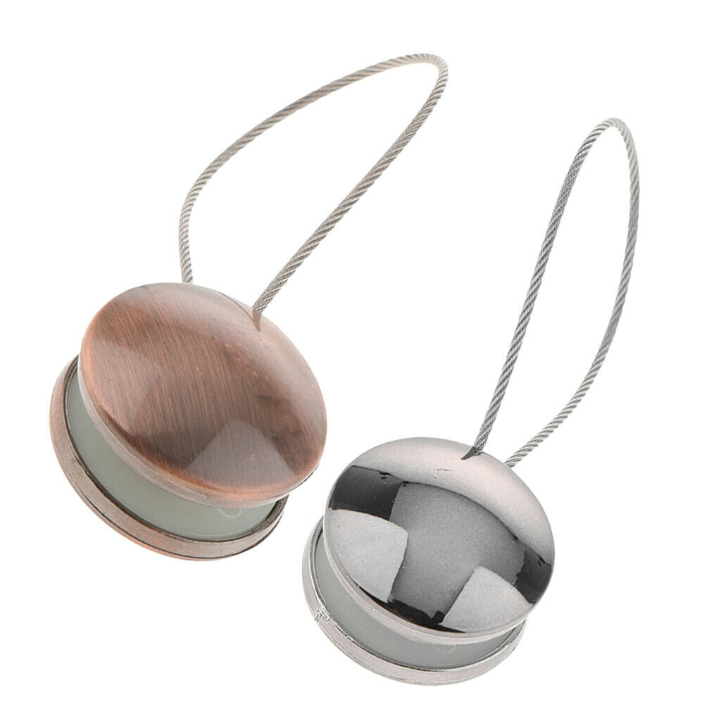 2pcs ABS Round  Curtain Panel Buckle Clips Voile Tiebacks Holdbacks