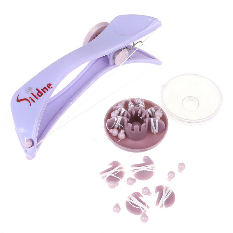Facial Hair Remover Hair Spring Threading Epilator lip eyebrows Smooth Re.l8