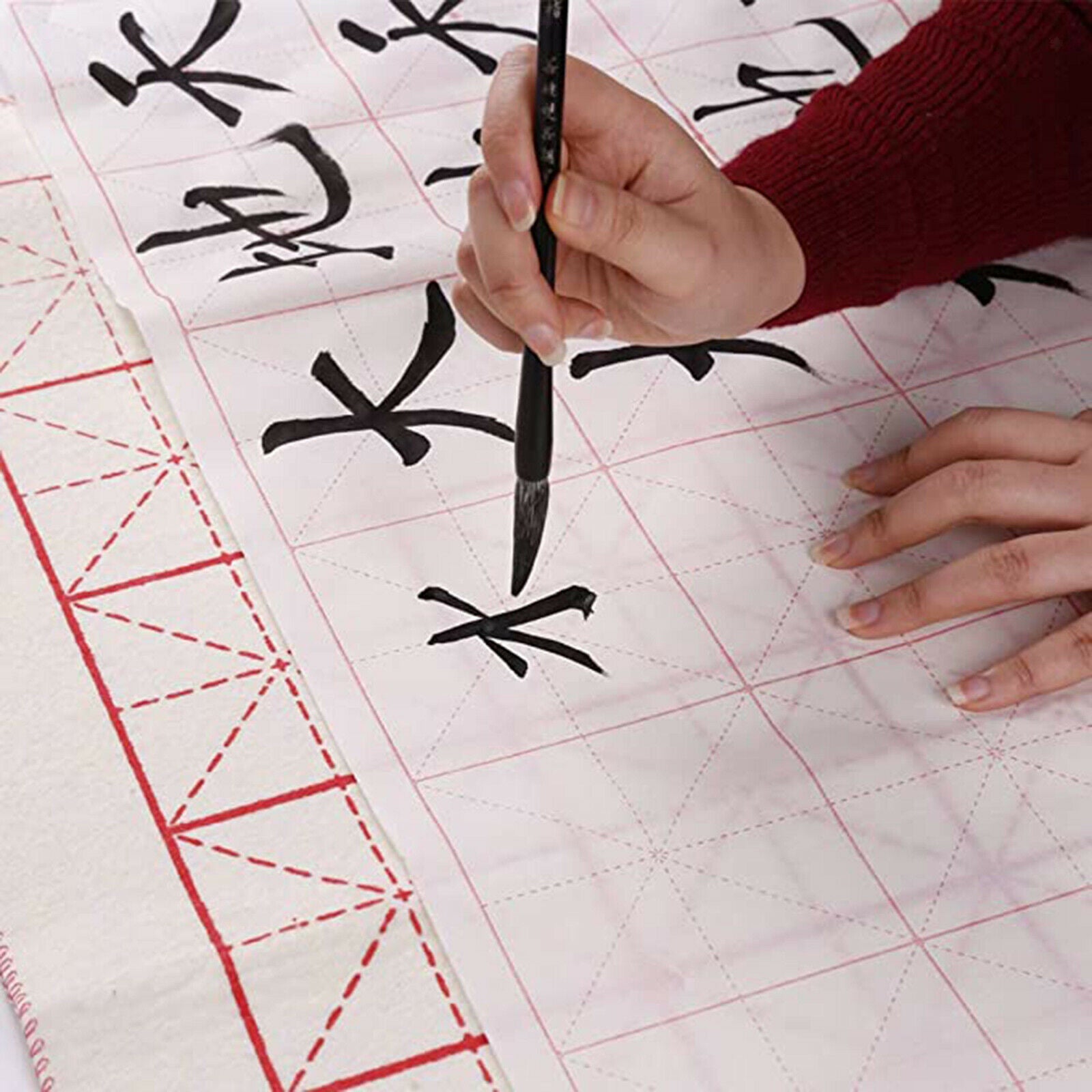 11 Professional Chinese Calligraphy Writing Drawing Brush Ink Stick Kit
