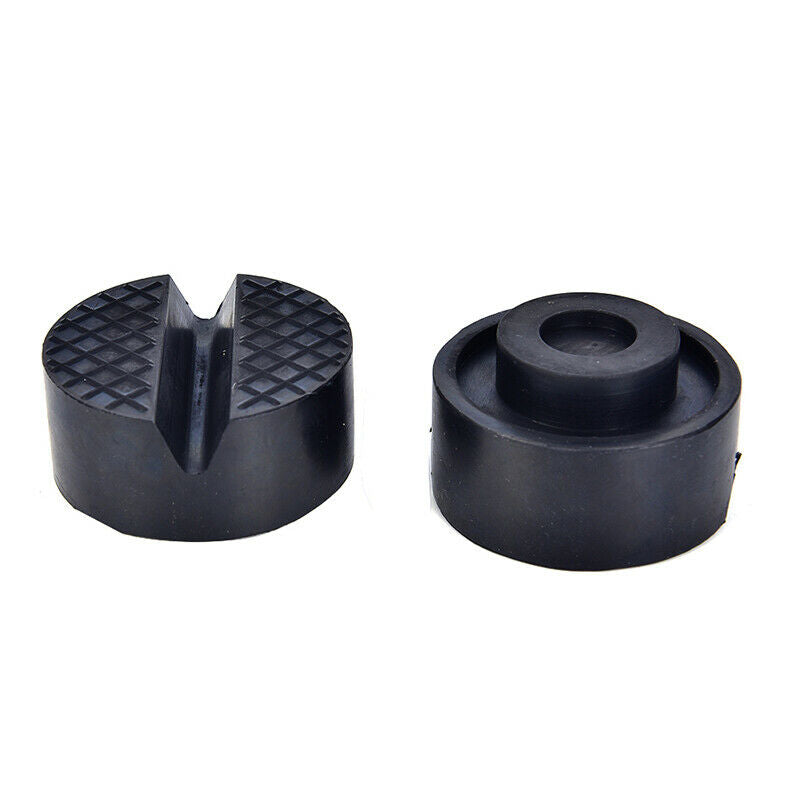 Black Rubber Slotted Floor Jack Pad Frame Rail Adapter For Pinch Weld Pad Hu SJ
