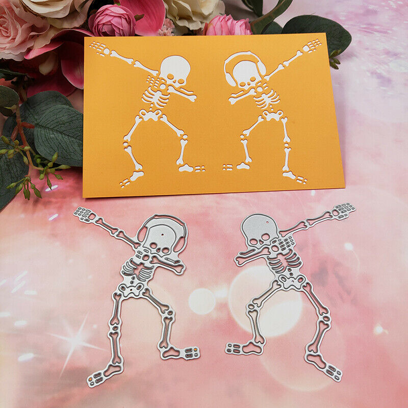 Halloween Skeleton Dancer Metal Cutting Dies Halloween Frame Cutting Dies.l8