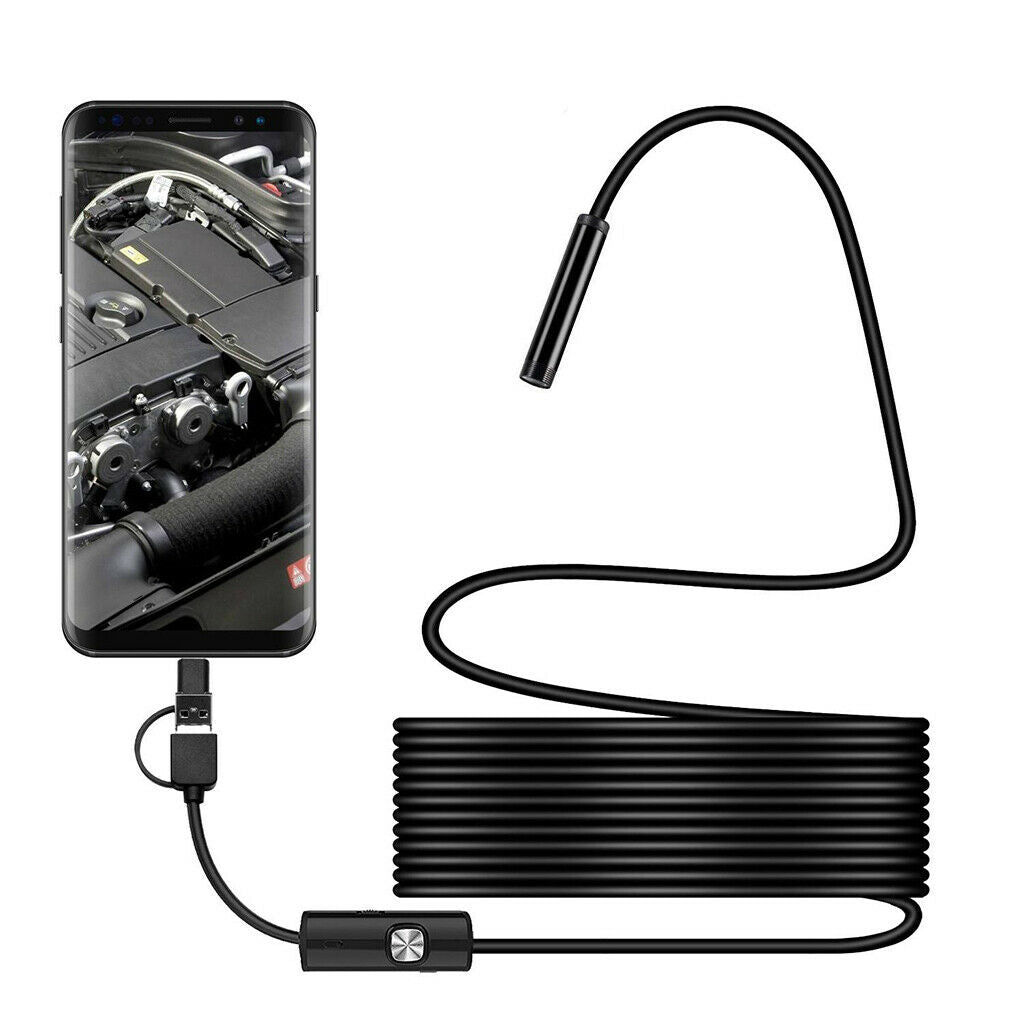 Endoscope Waterproof Industrial Usb Micro Camera 2m Hardwire