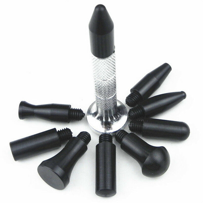 Paintless Car Dent Repair Hail Removal Tools Kit Tap Down Pen with 9 Head.l8