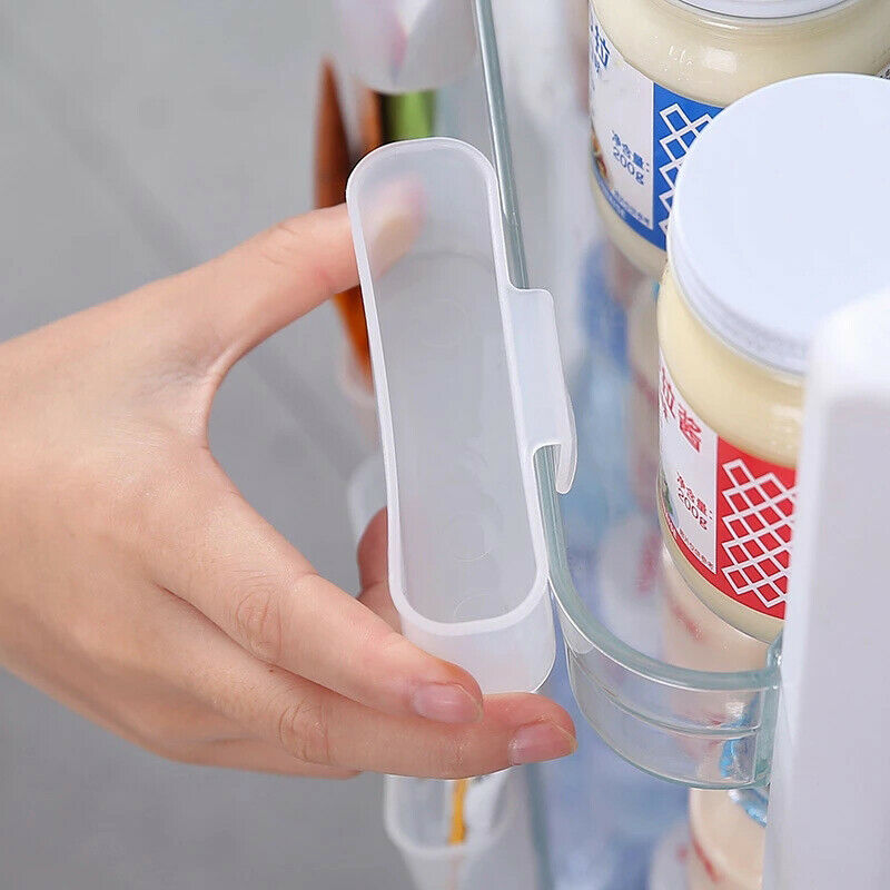2PCS Refrigerator Storage Box Kitchen Accessories Hidden Storage Holder S.l8