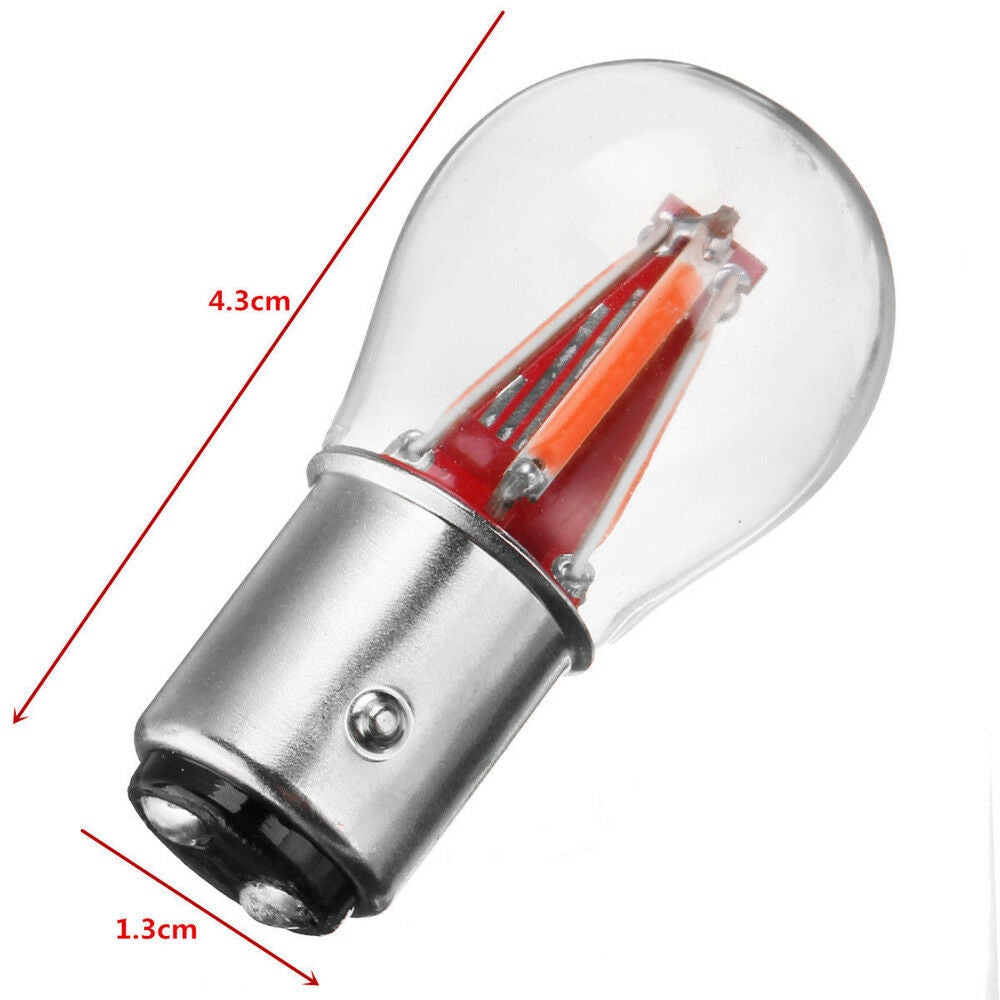 1x 4LED 21/5W Filament 1156 BA15S Car Reverse Backup Tail Stop Brake Light Bulb