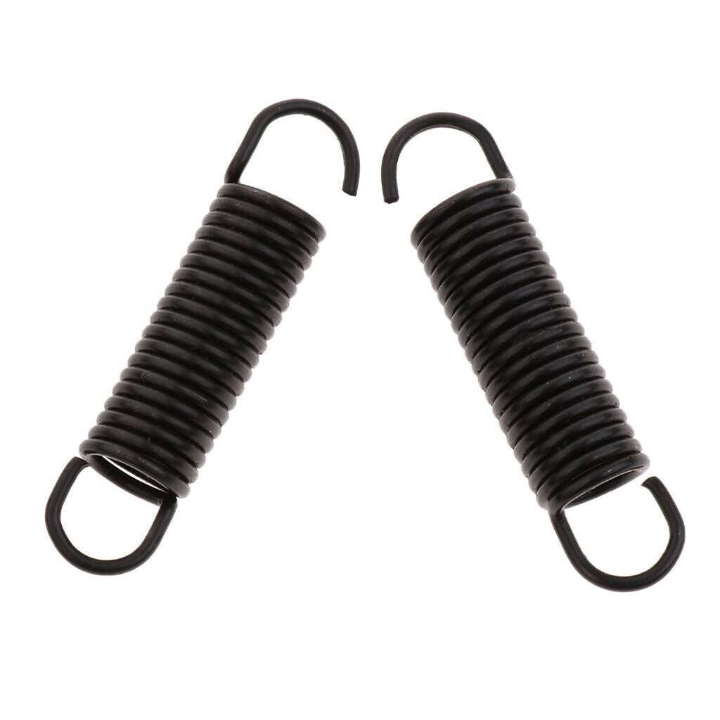 2Pcs Black Bass Drum Pedal Springs Drum Replacement Parts 55mm for Drummer