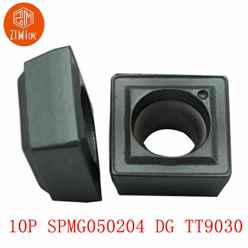10PCS SPMG050204 DG TT9030 CNC carbide U drill  inserts Internal Turning tool