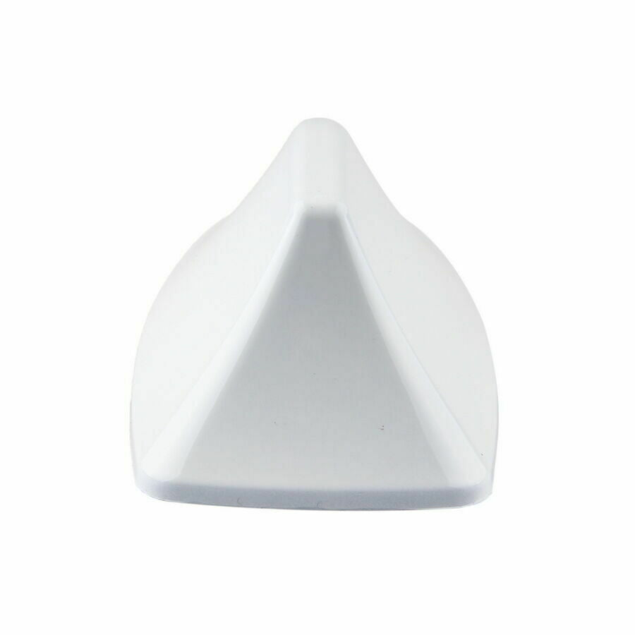 White Universal Auto Car Shark Fin Top Roof Antenna  Decorative Aerial For VW
