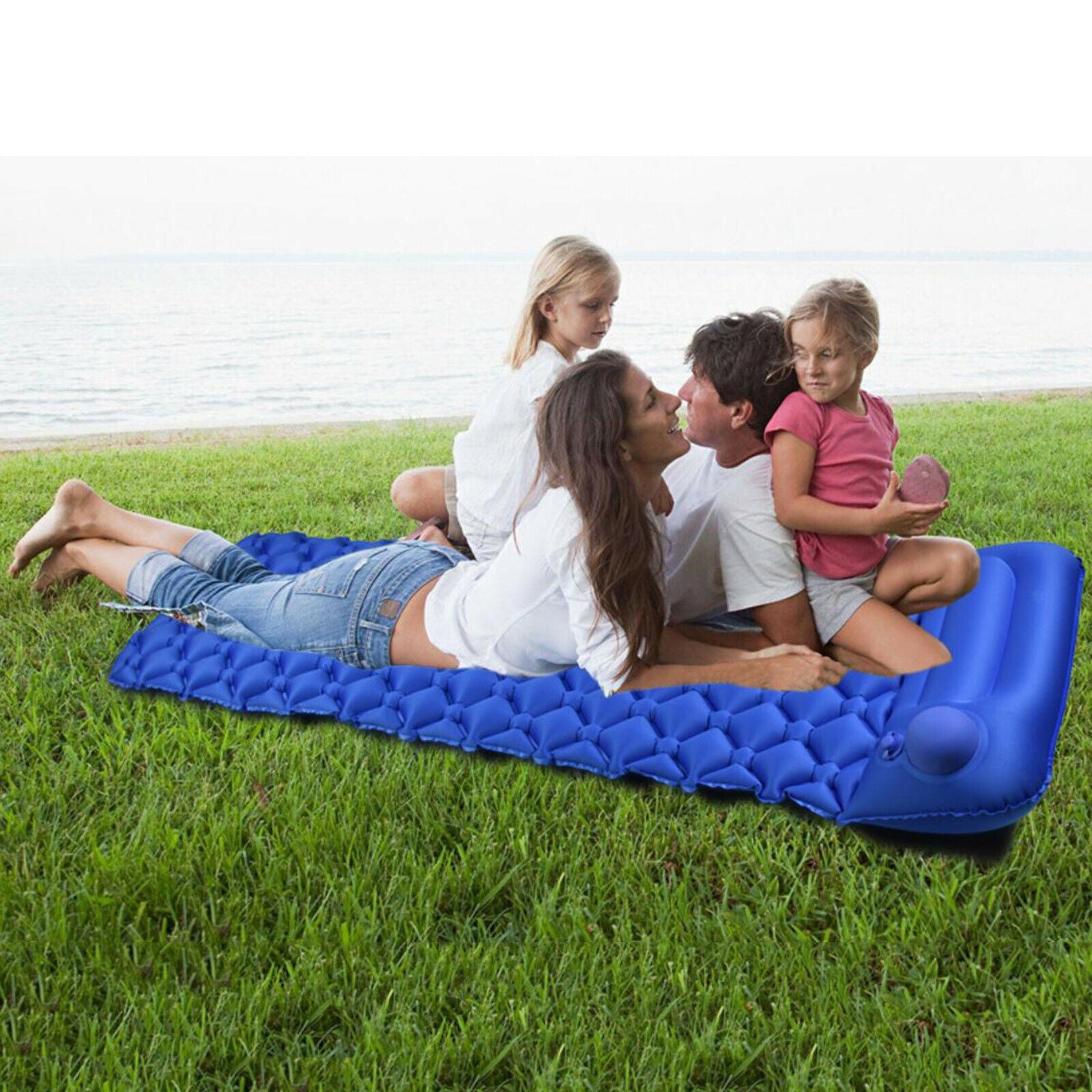 Self Inflating Camping Mat - Widen & Thicken Sleeping Mat Pad with Pillow and