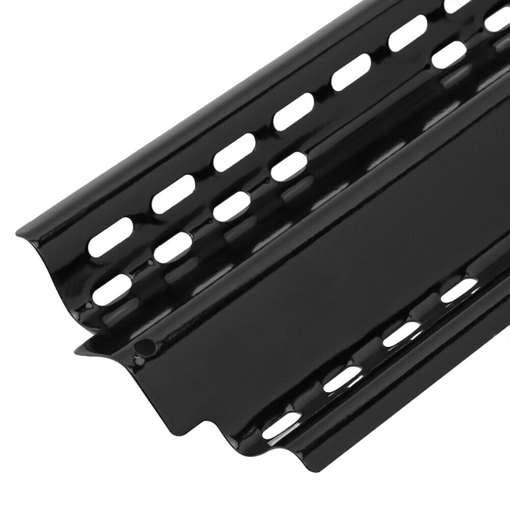 4pcs Barbecue Heat Plate Heavy Duty Adjustable Porcelain Steel Heat Shield BBQ