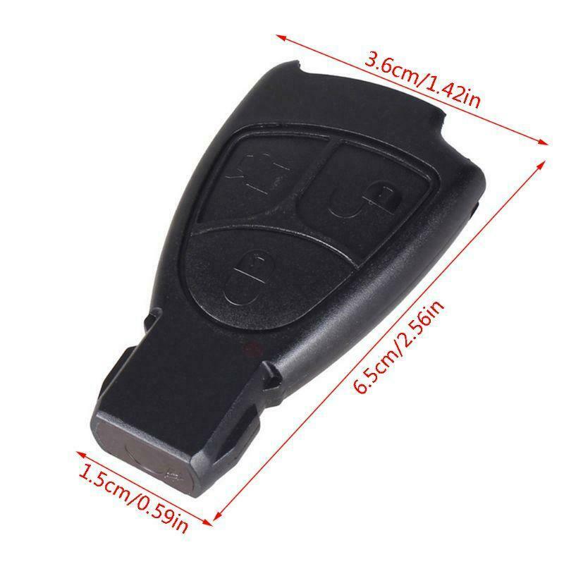 3 Buttons Remote Key Fob Case For Mercedes Benz C E ML Class Alarm Car Key Shell