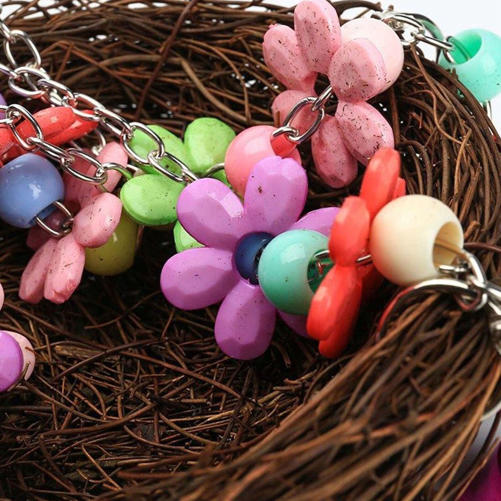 Parrot Bird Swing Hanging Chew Toys Parakeet Budgie Cockatiel Nest Hammock