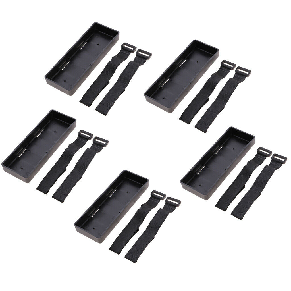 5x 1/10 Plastic RC Car Rock Crawler Battery Box Tray for TRX4 SCX10 Parts