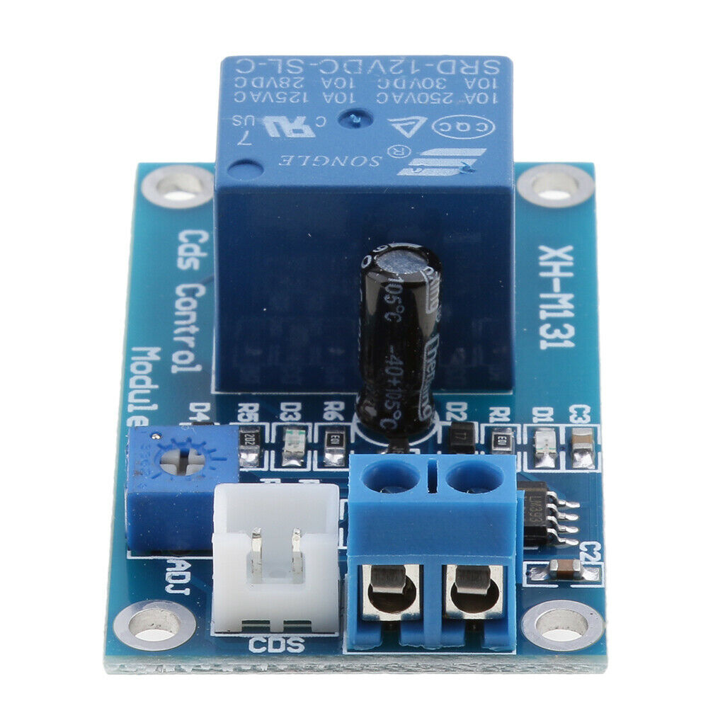 1 Pack XH-M131 Light Switch Photoresistor Relay Sensor Modules DC12V Blue
