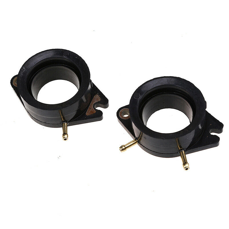Black Carburetor Intake Pipe Adapter Manifold Interface Motorcycle For Yamaha