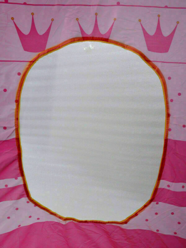 Pink Portable Folding Princess Play Tent Children Kids Castle Cubby Play House