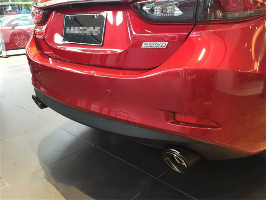 100% Carbon Fiber Muffler Trim Cover Car 54mm/89mm Exhaust Tip Escape Muffler