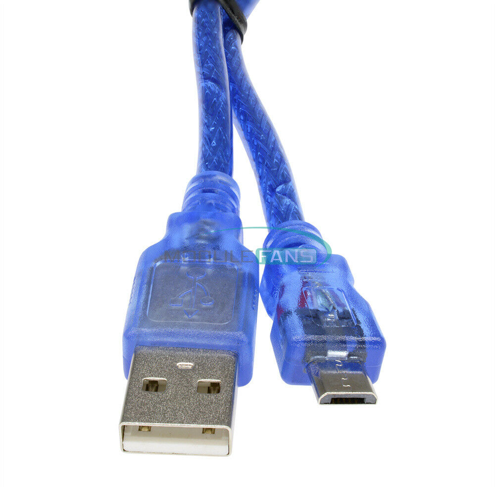 30CM USB 2.0 A Male to Micro USB 5 pin Male Data Charge Cable Cord New