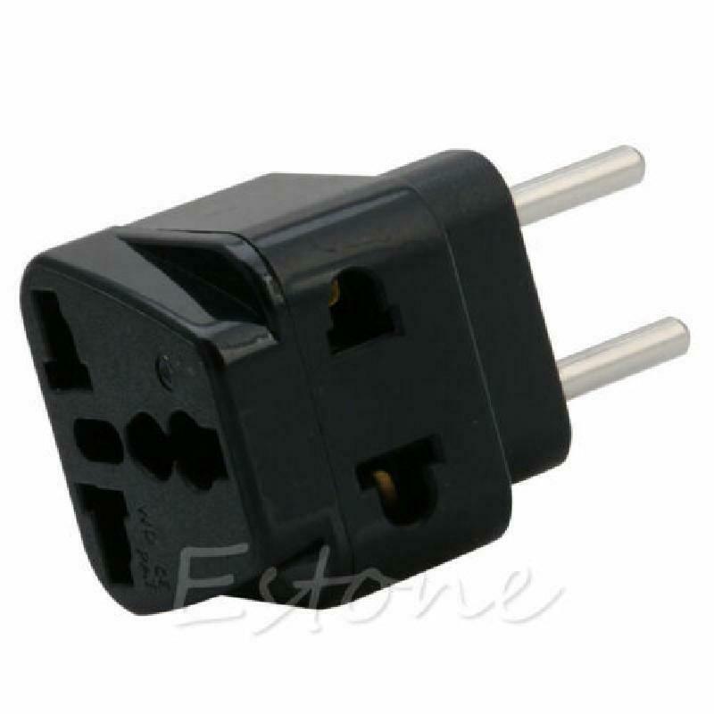 Universal UK/US/EU/AU to EU EUROPE Travel Power Adapter Plug Converter