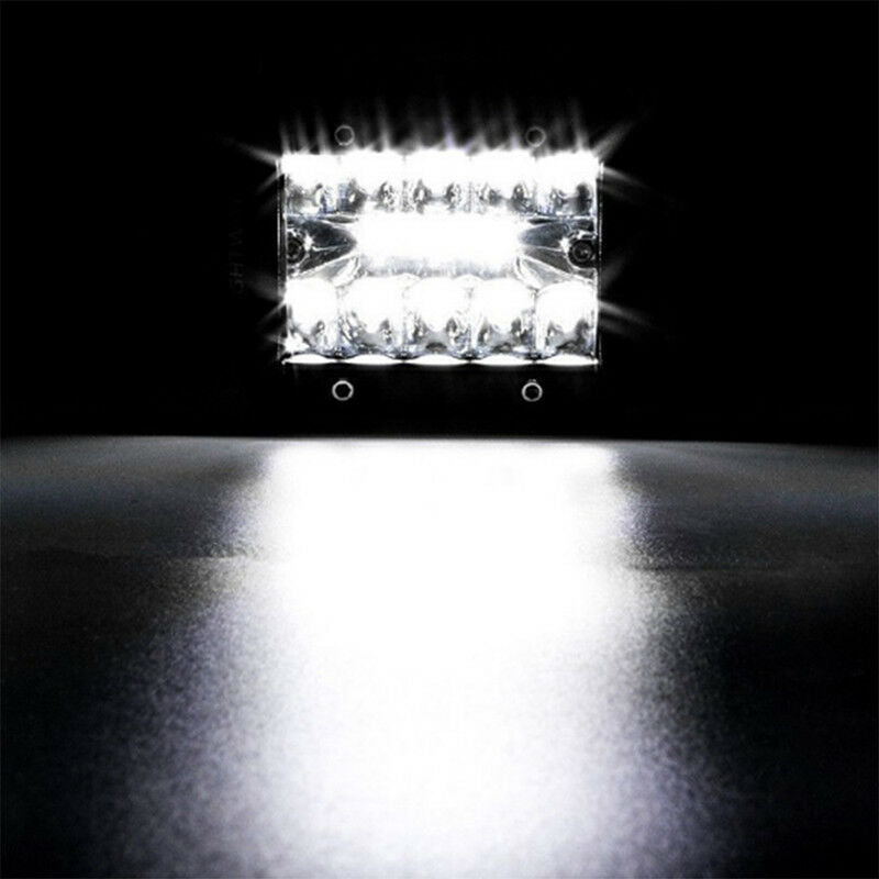 4" Inch 60W 20LED Work Light Flood Spot Combo Offroad Driving Fog Lamp Boat S XC