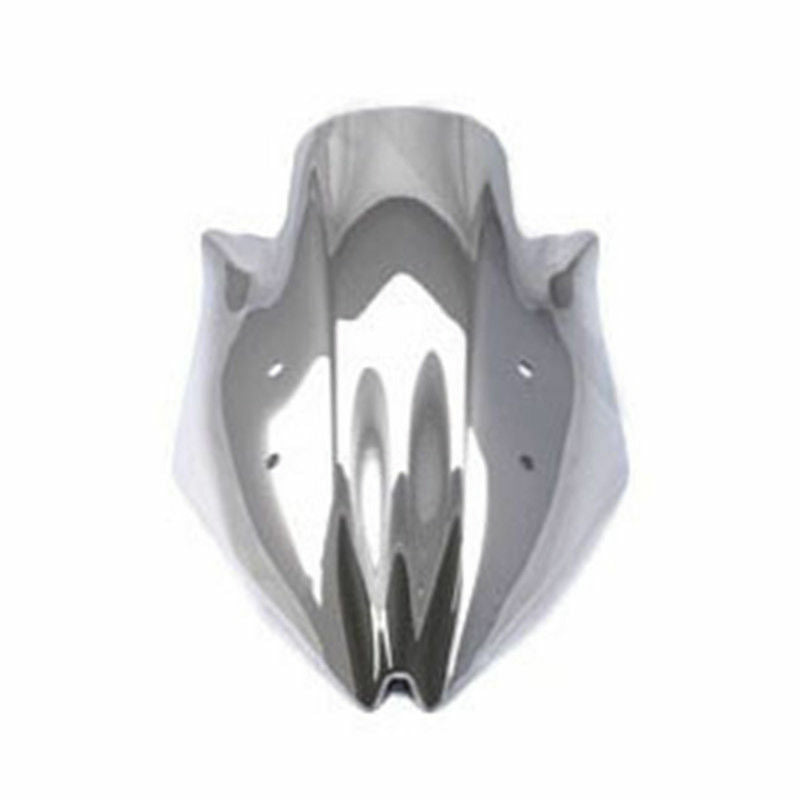 Chrome Double Bubble Motorbike Windshield Windscreen for Kawasaki Z1000 07-09