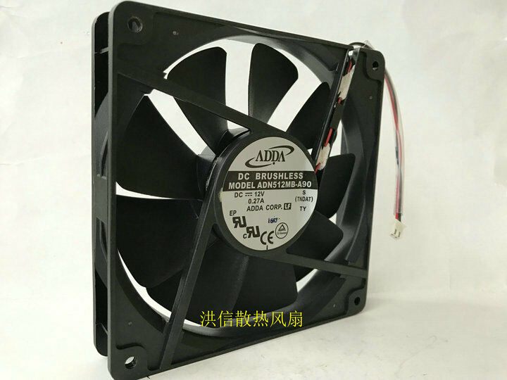 For ADDA ADN512MB-A90 fan 135*135*25mm 12V 0.27A 2pin