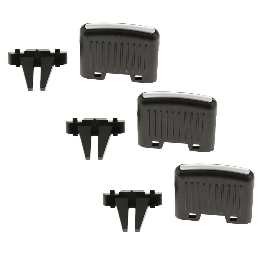 Pack of 3 Air Vent Outlet Tab Clip Air Conditioning Vent Replacement Tab for VW