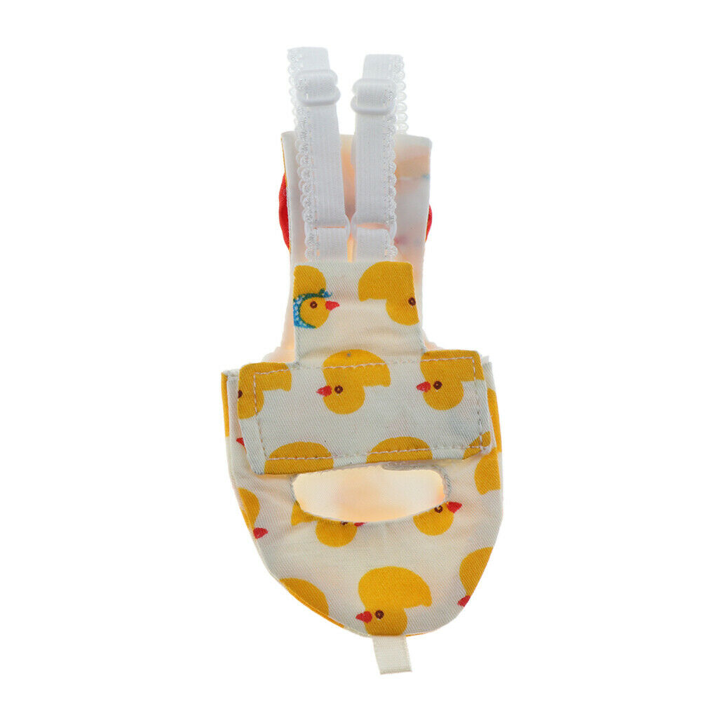 Parrot Breathable Diaper Washable Soft Cozy Fabric Nappy Bird Pigeon Birdie