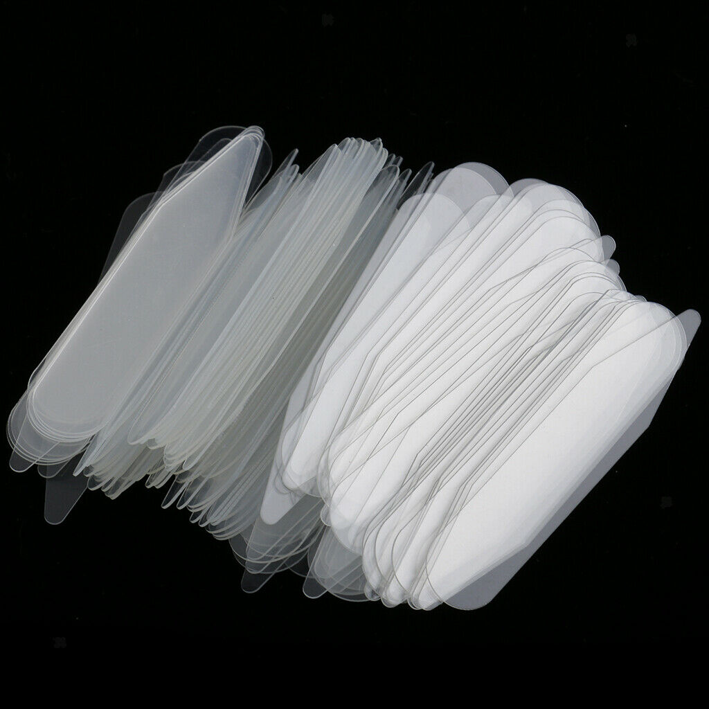 400x Durable Men Women Shirt Collar Stays Support Clear Clothes Accessories