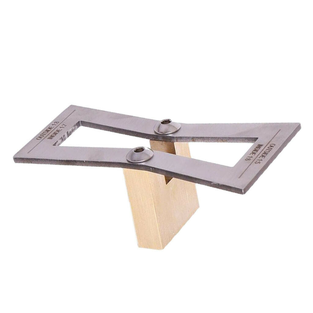 Dovetail Scribe Line Planner Woodworking Crossed Templates Drawing-NO Scale
