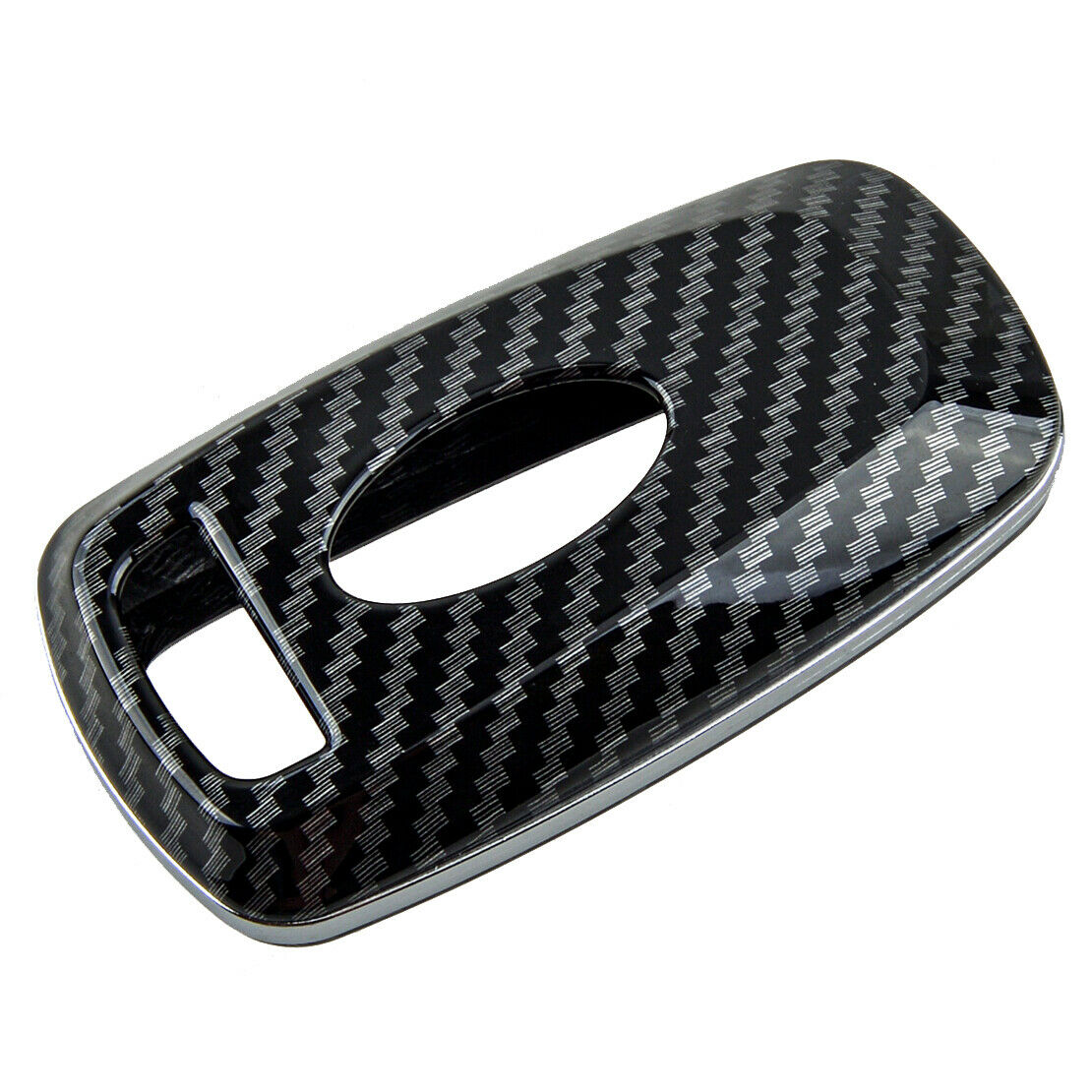Carbon Fiber Style Smart Key Cover Case Shell Fit For Ford Focus Escape Ranger
