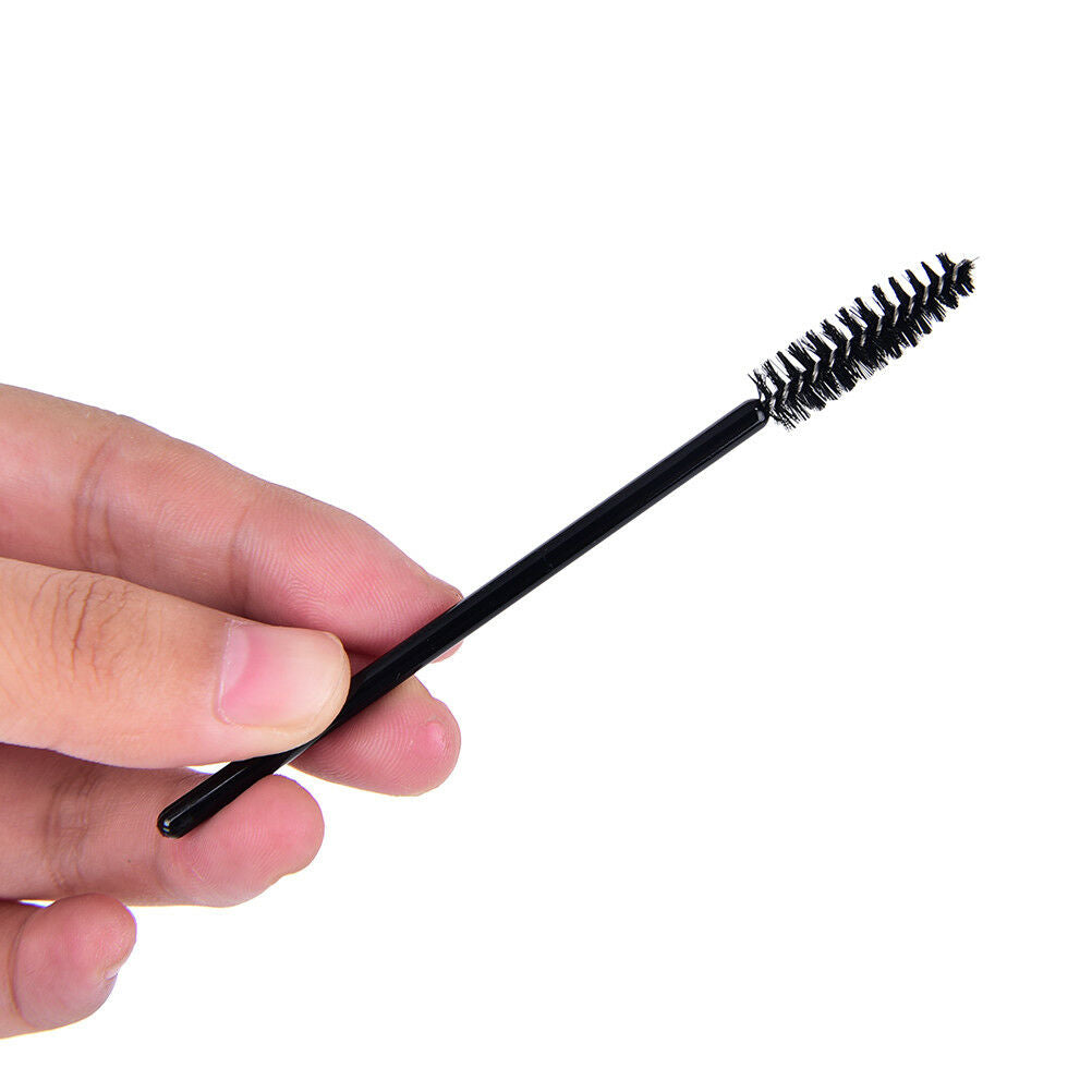 50Pcs Disposable Eyelash Brush Mascara Wands Applicator Spoolers Makeup TooF Kt