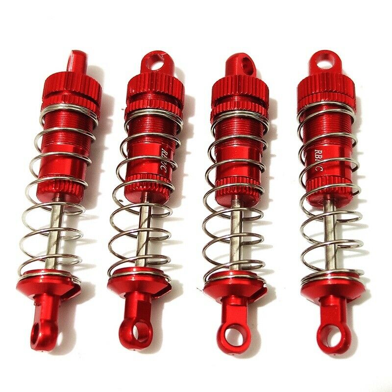 2X(4Pcs Metal Front Rear Shock Absorber for WPL C14 C24 MN D90 MN45 HS 1830X4Z6)