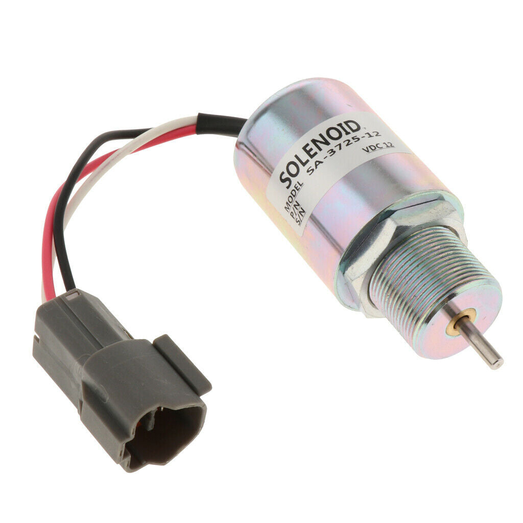 12V Engine Fuel Stop Shut Off Solenoid For   S3L S3L2, SA-3725-12