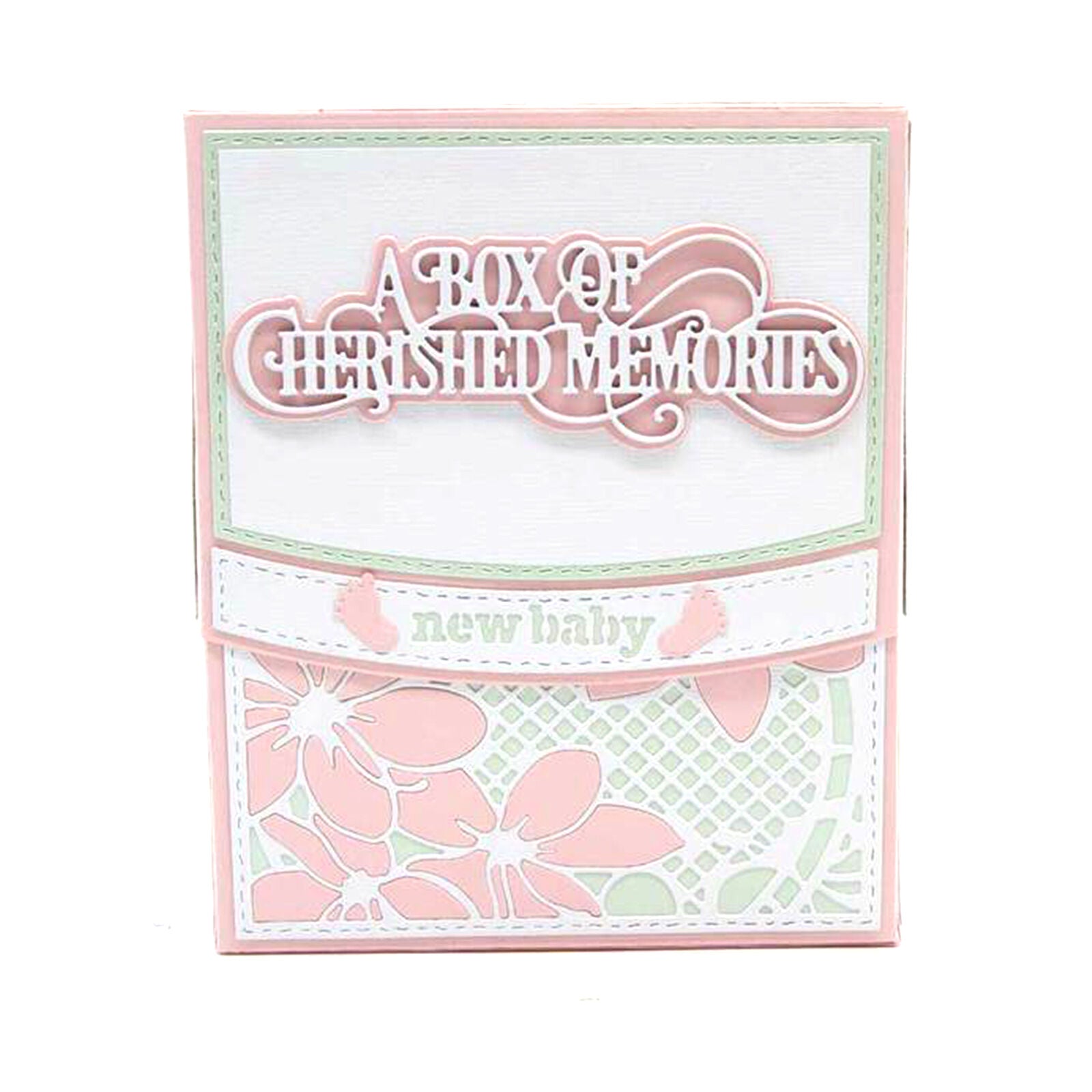 Memory Book Journey Gift Box Accessories Metal Cutting Dies Diy Scrapbook Crafts