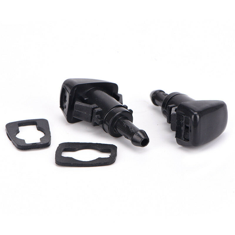 2Pcs Car Spray Windshield Wiper Jet Washer Nozzle For Chrysler 300C Jeep .l8