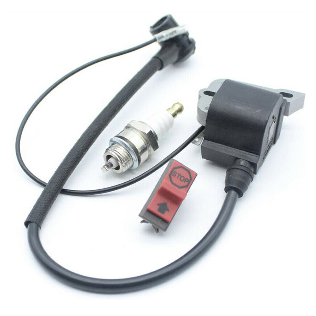 Ignition Coil Spark Plug Stop Switch Kit For  Chainsaw Replacement