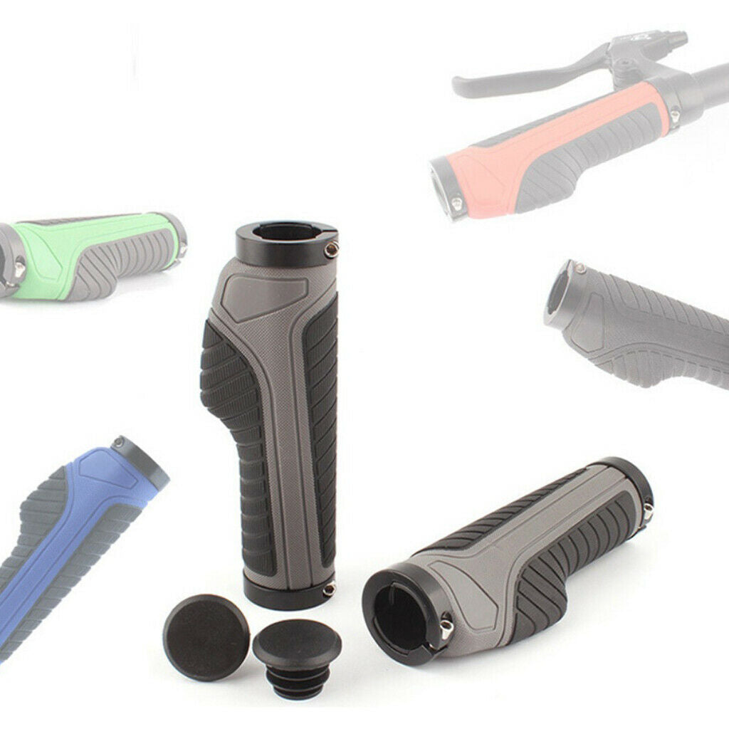 Rubber Anti-slip Bicycle Handlebar Grips Scooter Handlebar Overgrip Red
