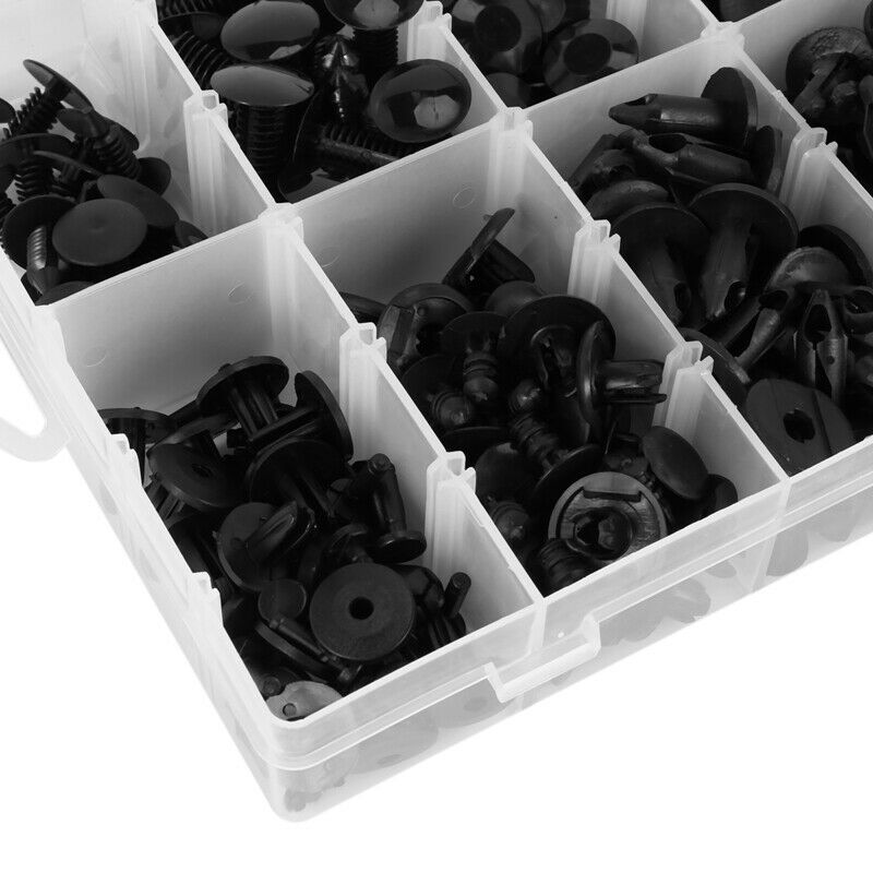 240Pcs Bumper Retainer Clips Car Plastic Rivets Fasteners Push Retainer Kit MoU4