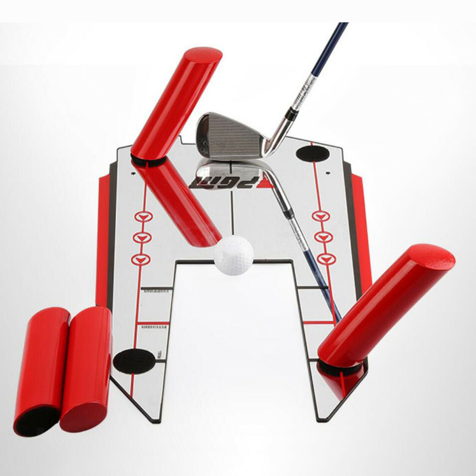 20''x12'' Portable Golf Putting Mirror Training Aid Swing Trainer Practice