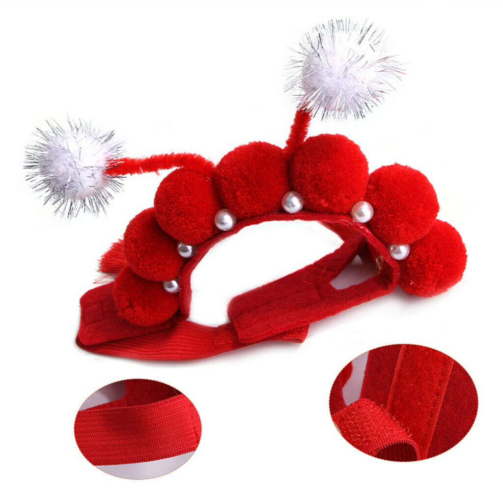 Fashion Dog Pet Hat Chinese Peking Opera Costume Headgear Tassel Kitten