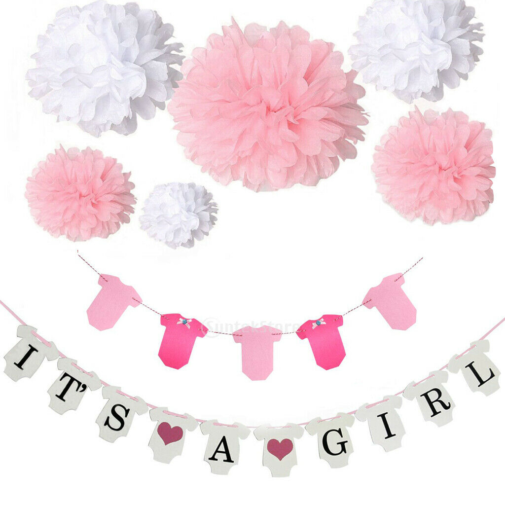Clothes Banner Baby Shower Garland Birthday Party Home Hanging Decor 5 Flags