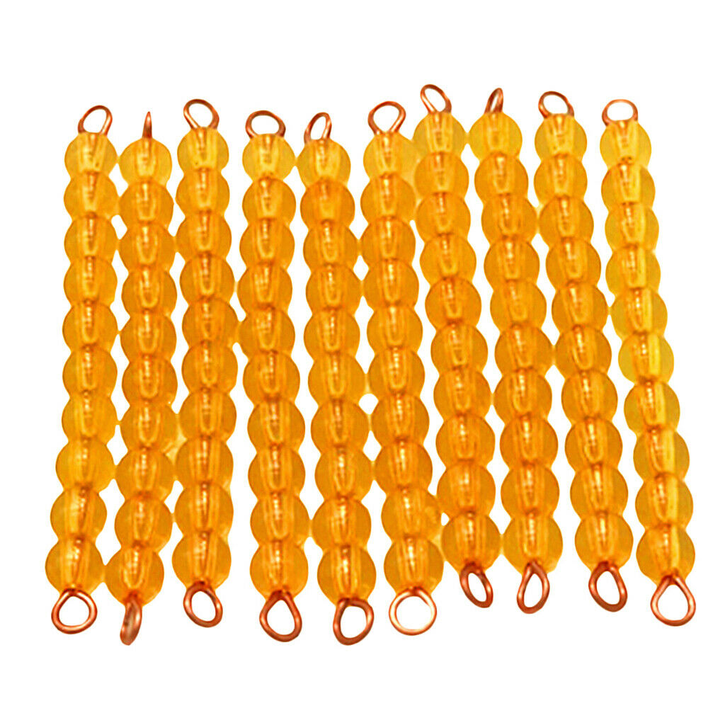 Mathematics Material Children's Educational Toys 50 Pieces Ten Beads
